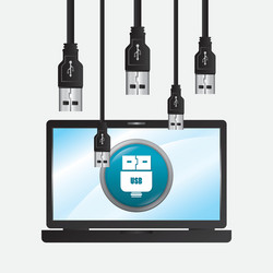 usb design vector