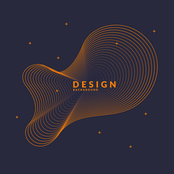 abstract background with dynamic waves vector image