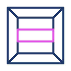 creative presentation layout with 3d dimensions vector image