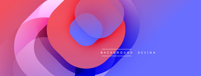 abstract colorful layers create dynamic visual vector image