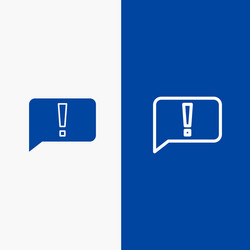 chat error basic ui line and glyph solid icon vector image