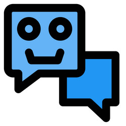 chatbots an automated customer service application vector image