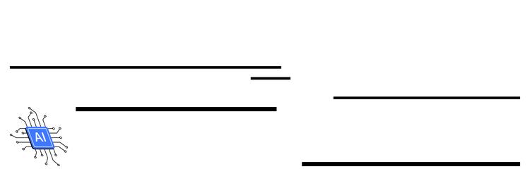 artificial intelligence chip and data flow vector image