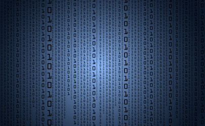 binary code background digital data vector