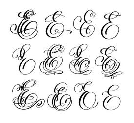 Calligraphy Script Lettering Vector Images (over 110,000)