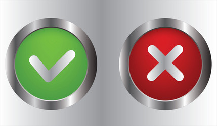 Check mark button in modern neumorphic Royalty Free Vector