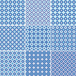 set of seamless pattern endless texture background vector image