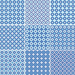 Set of seamless pattern endless texture background vector