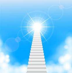 Stairway to heaven vector