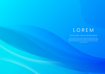 abstract blue curve line layer background vector image