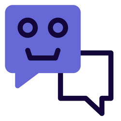 chatbots an automated customer service application vector image