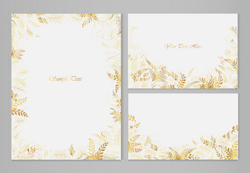 set greeting cards Vector Image