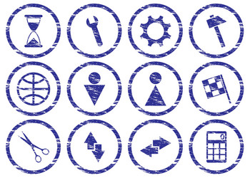 gadget icons vector