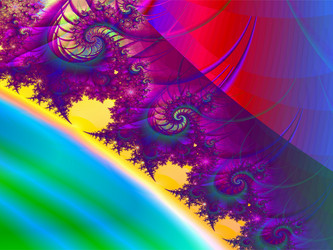 abstract bright multicolor linear pattern color vector image