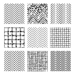 Seamless patterns set vector