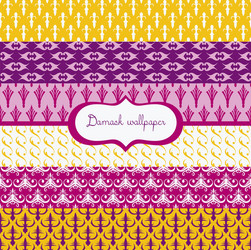 Summer vintage pattern vector