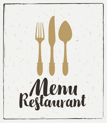 restaurant menu template vector