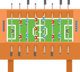 table soccer pixel art kicker vector