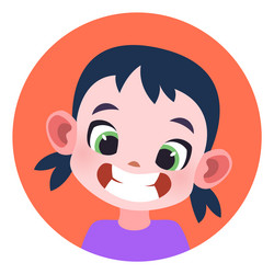 Animated profile picture for girl