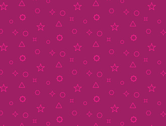 seamless pattern design with different shapes vector image