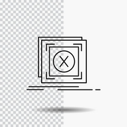 error application message problem server line vector image