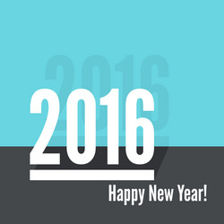 creative happy new year vector