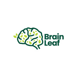 Puzzle brain logo icon Royalty Free Vector Image