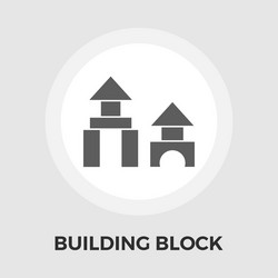 building block icon vector image