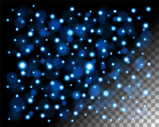Colorful Bokeh Lights and Sparkles vector image