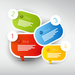 progress steps for tutorial infographics vector image
