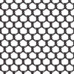 seamless abstract lace pattern basic ornament vector