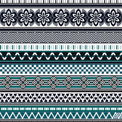 tribal seamless pattern abstract background vector image