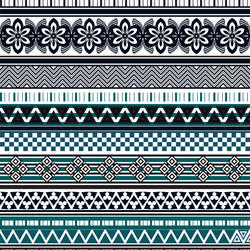 Tribal seamless pattern abstract background vector