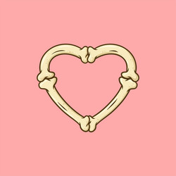 Heart shaped brain complete cartoon Royalty Free Vector