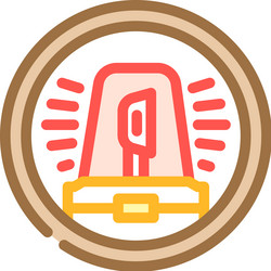 Alarm Color Icon - Enhancement Vector Image