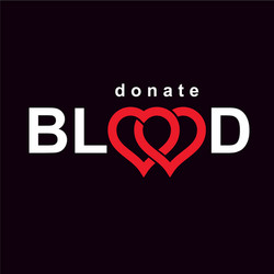 Save life and donate blood rehabilitation vector