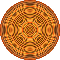 concentric pipes circular shape in multiple orange vector