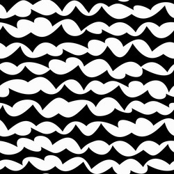 Monochrome sharp lines seamless pattern vector