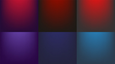 Blue and red background gradient set vector