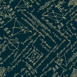 Maths seamless pattern eps 8 vector