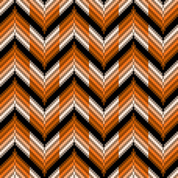 seamless pattern with zigzag details in brown vector image