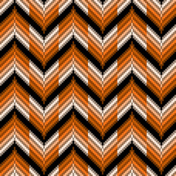 Seamless pattern with zigzag details in brown vector