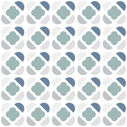 geometric seamless pattern with semicircles vector