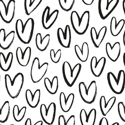 heart pattern for happy valentine day vector image