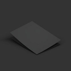 stack of pages business mockup template vector image
