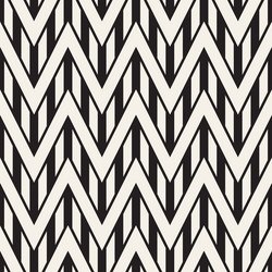 Zigzag Line Pattern - Monochrome vector image