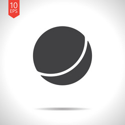 Bouncy ball bounce with trajectory line colorful Vector Image
