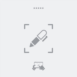 custom projects service icon vector image