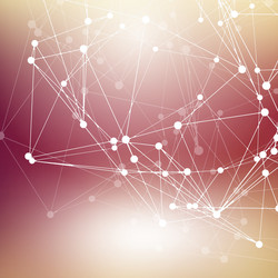 wireframe polygonal element abstract background vector image