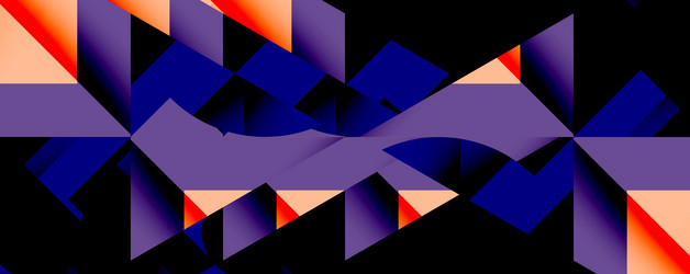 abstract geometric pattern dark background vector image
